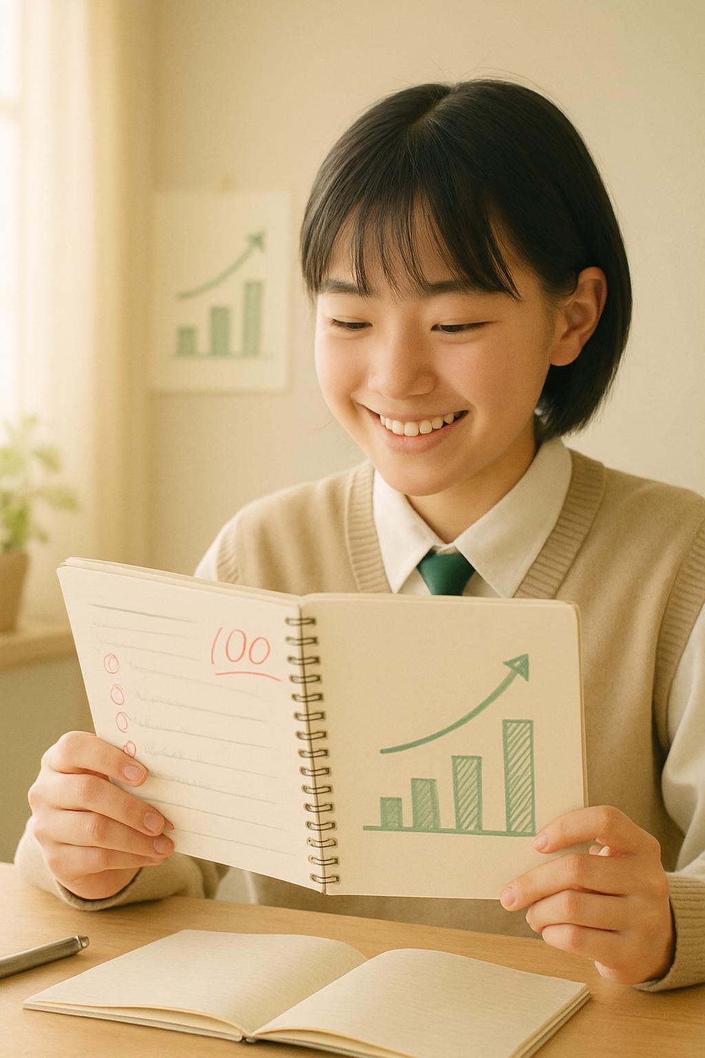 成長を実感する生徒